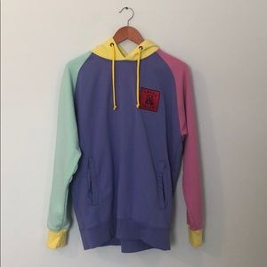 Teddy Fresh Color Block Hoodie